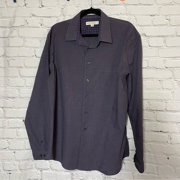 Pronto Uomo Modern Fit Long Sleeve Cotton Shirt Size XL - Picture 2 of 7